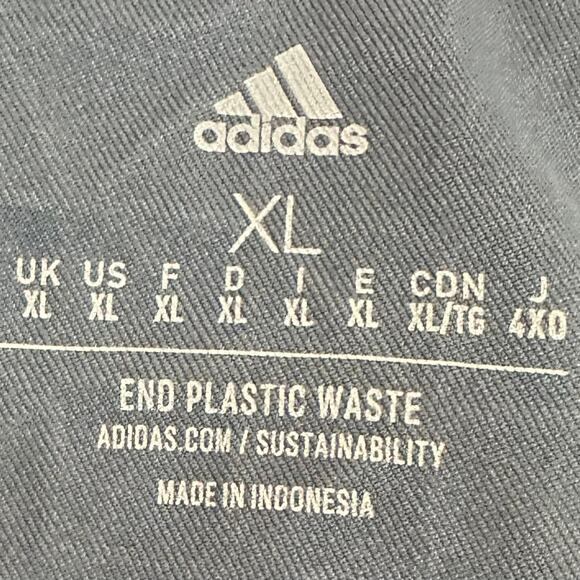 Adidas HA9118 DEBOSSED QUARTER-ZIP PULLOVER Windbreaker Mens XL - Picture 3 of 5